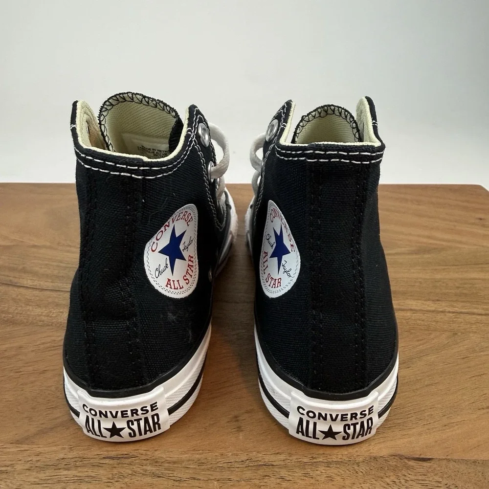 New Little‎ Kids Converse Chuck Taylor All Star High Black Sneaker Sz 12 C